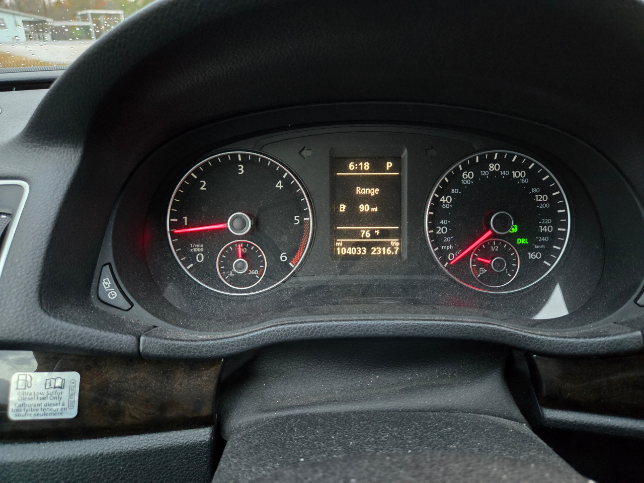 Volkswagen Passat 2.0L TDI SE AT 2014