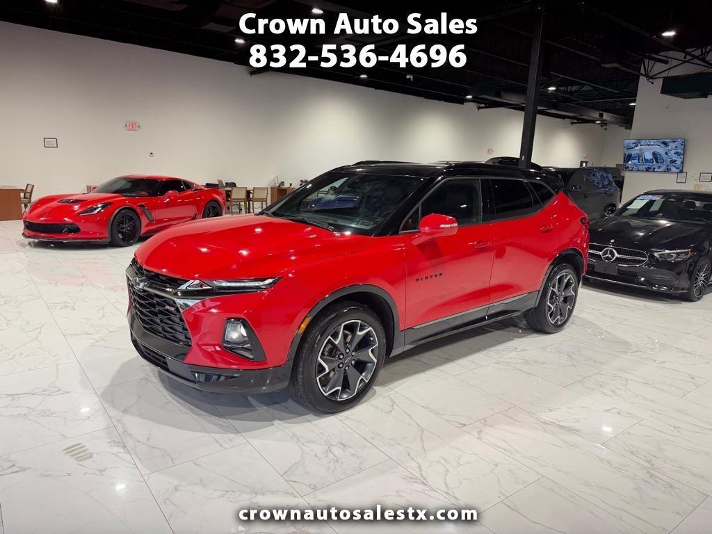 Red 2022 Chevrolet Blazer SUV / Crossover Front-Wheel Drive Automatic