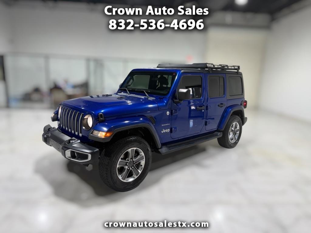 Blue 2020 Jeep Wrangler SUV / Crossover Four-Wheel Drive Automatic