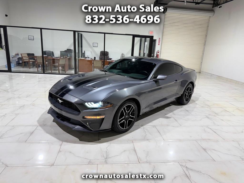 Gray 2021 Ford Mustang Coupe Rear-Wheel Drive Automatic