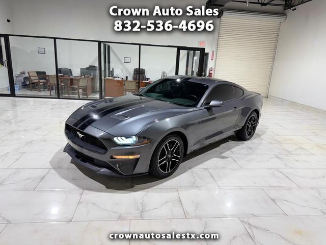 Gray 2021 Ford Mustang Coupe Rear-Wheel Drive Automatic