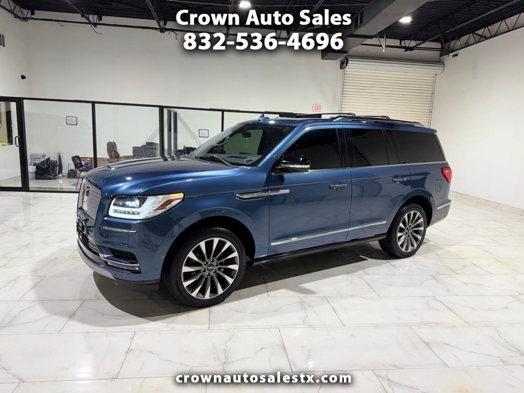 Blue 2020 Lincoln Navigator SUV / Crossover Four-Wheel Drive Automatic