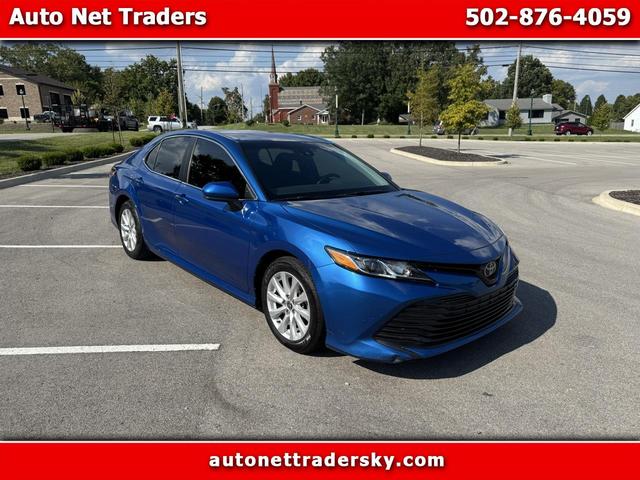 Blue 2020 Toyota Camry Sedan Front-Wheel Drive Automatic