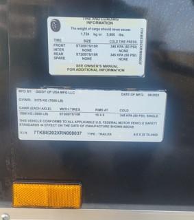 Giddy Up Trailers 8.5x24TA  2023