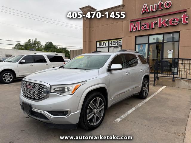 Silver 2018 GMC Acadia Denali FWD SUV / Crossover Front-Wheel Drive 6-Speed Automatic
