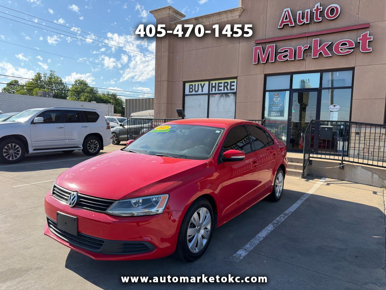 Volkswagen Jetta Sedan 4dr Manual SE PZEV 2012