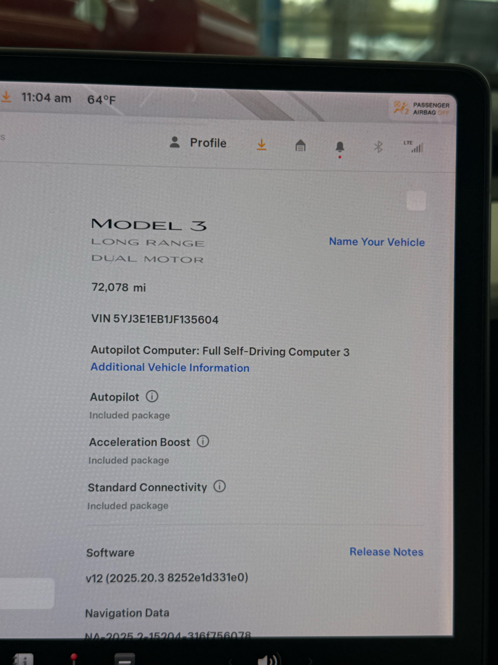 Tesla Model 3 Long Range AWD 2018