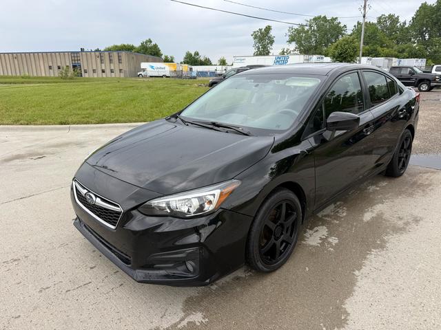 Black 2018 Subaru Impreza 2.0i Premium Sedan AWD Sedan All-Wheel Drive Continuously Variable Transmission