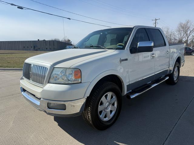 White 2006 Lincoln Mark LT SuperCrew 4WD Pickup Truck Four-Wheel Drive Automatic