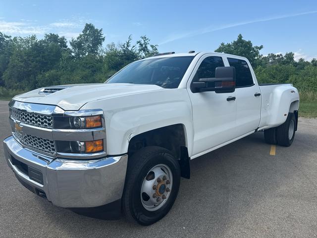 White 2019 Chevrolet Silverado 3500HD Pickup Truck Four-Wheel Drive Automatic