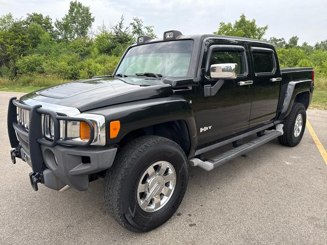 Black 2009 Hummer H3T Pickup Truck Four-Wheel Drive Automatic