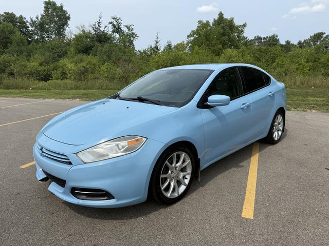 Blue 2013 Dodge Dart Sedan Front-Wheel Drive Manual