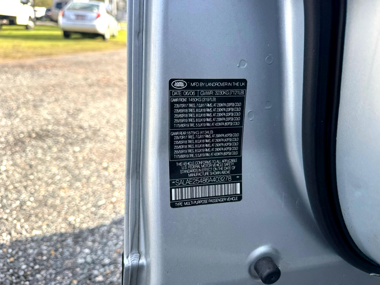 Land Rover LR3 SE 2006 Land Rover LR3 SE 2006