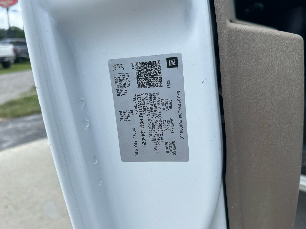 Chevrolet Express 2500 Cargo 2021