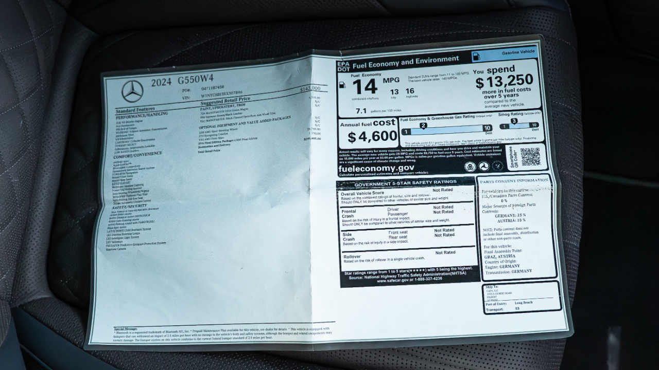 Mercedes-Benz G-Class  2024