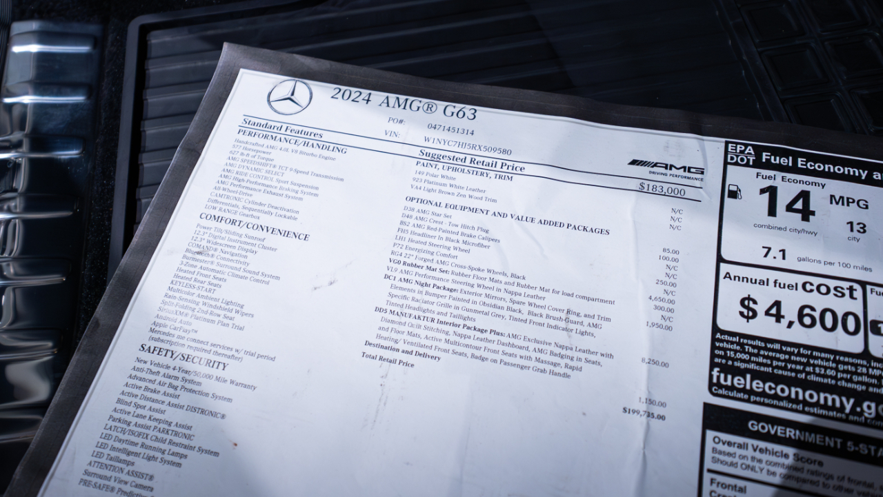 Mercedes-Benz G-Class  2024