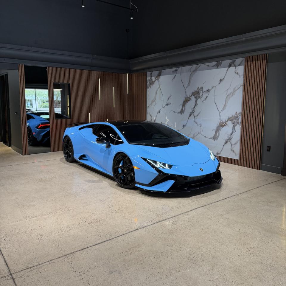 Blue 2023 Lamborghini Huracan Coupe Rear-Wheel Drive Automatic