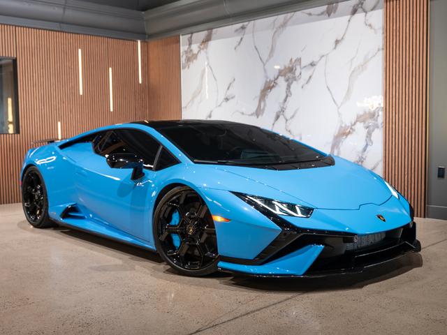 Blue 2023 Lamborghini Huracan Coupe Rear-Wheel Drive Automatic