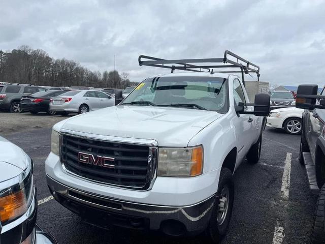 White 2008 GMC Sierra 2500HD SLE1 LB Pickup Truck 4X2 Automatic
