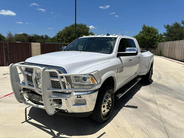 White 2015 RAM 3500 Pickup Truck Four-Wheel Drive Automatic