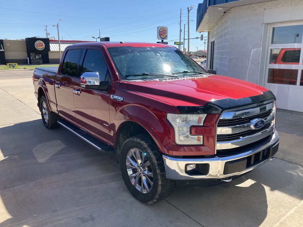Used 2016 Ford F150 Lariat SuperCrew 5.5ft. Bed 4WD for Sale in Hays