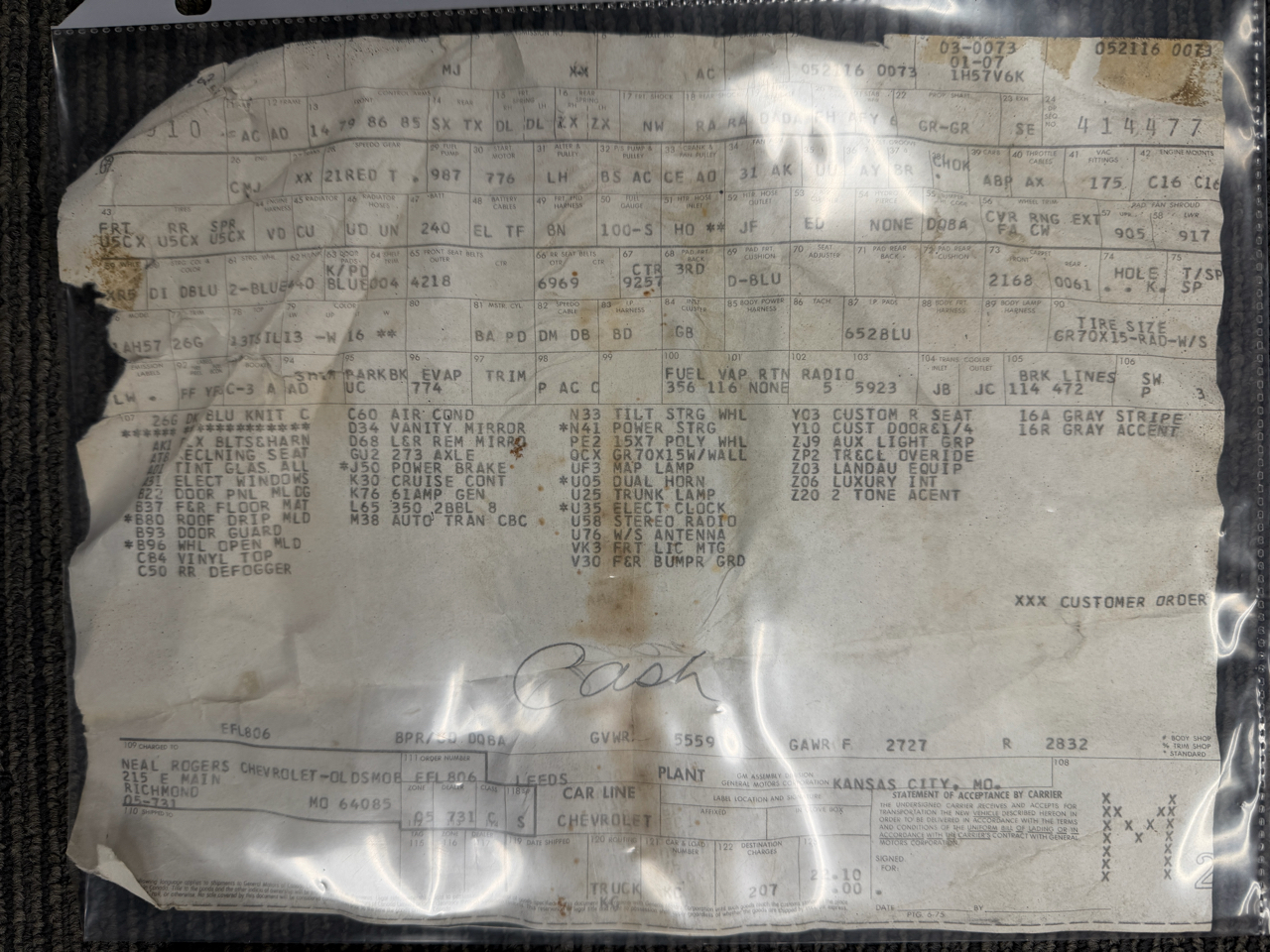 Chevrolet Monte Carlo Landau 1976