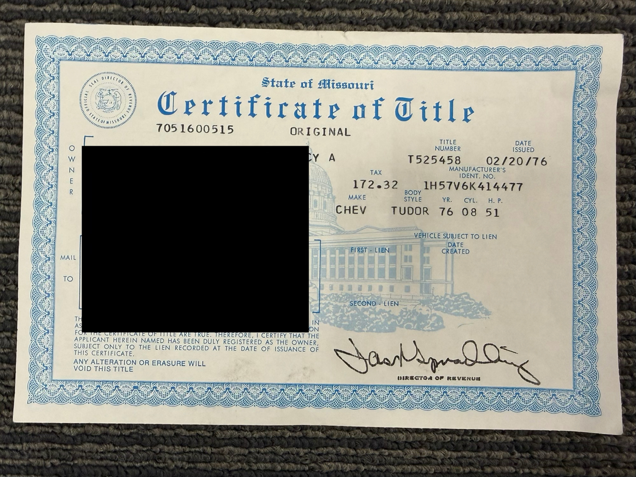 Chevrolet Monte Carlo Landau 1976