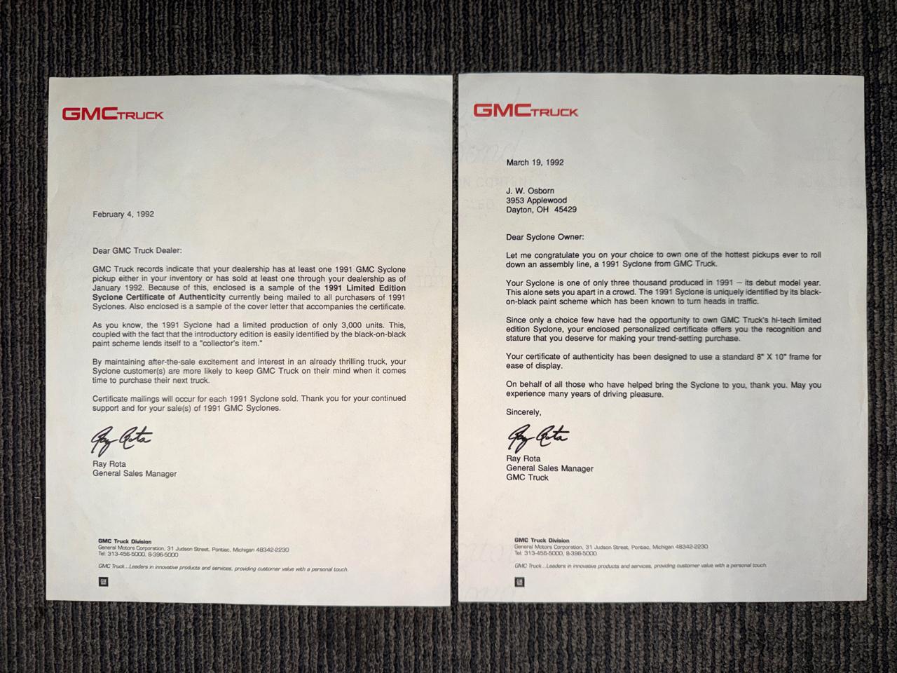 GMC Syclone  1991