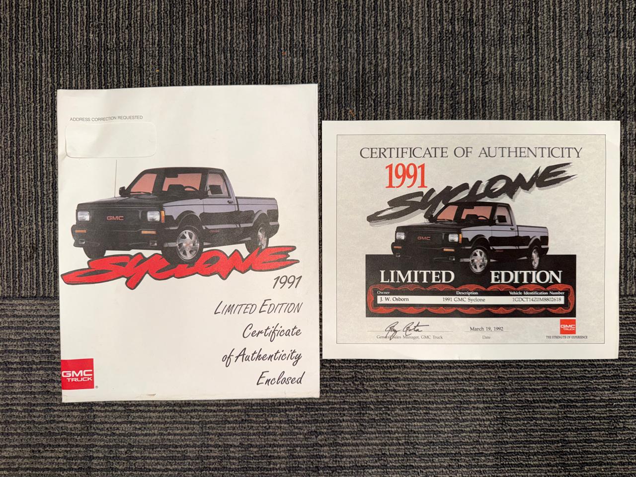 GMC Syclone  1991