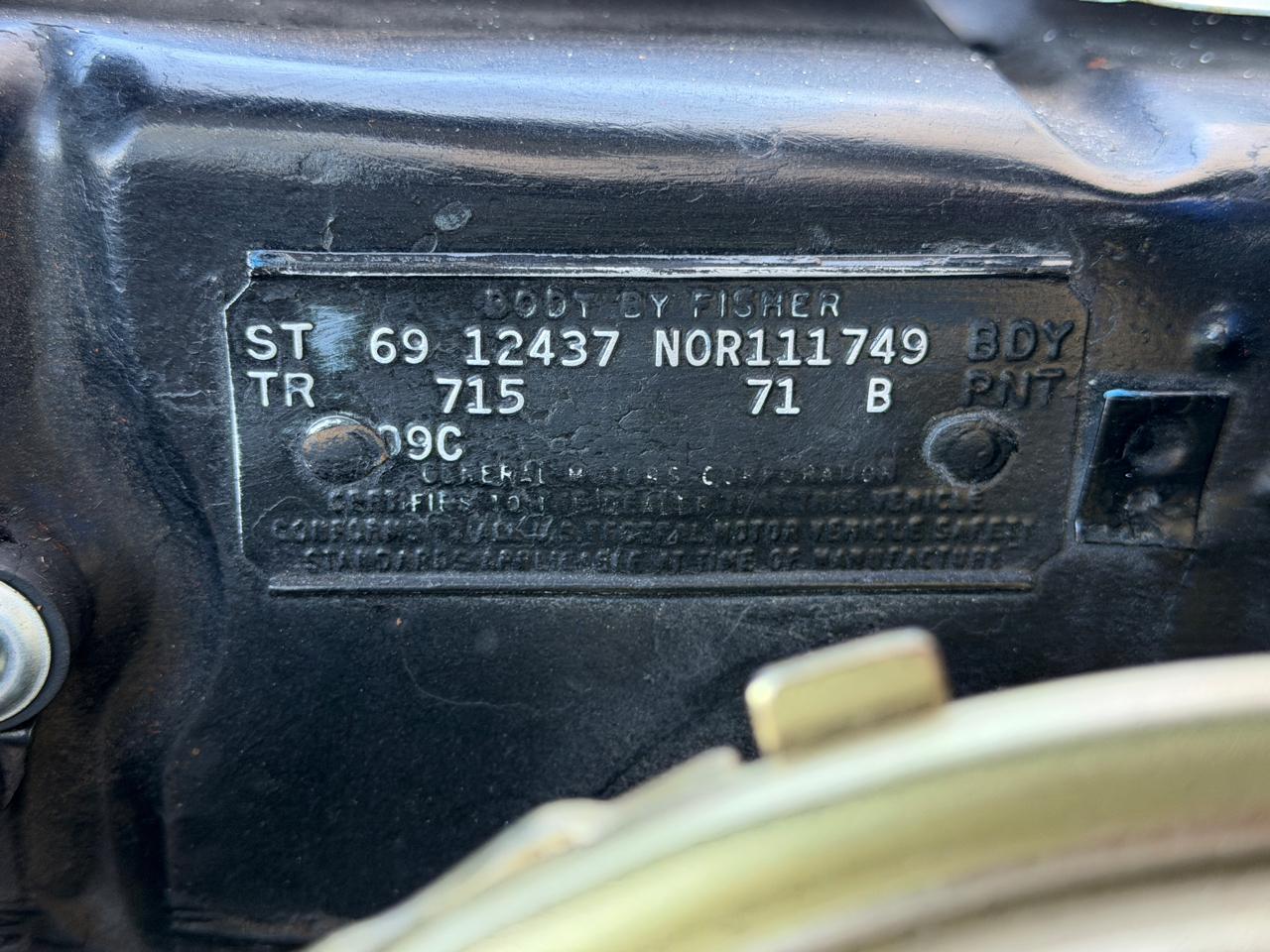 Chevrolet Camaro Z28 1969