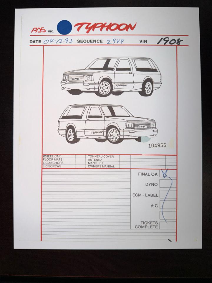 GMC Typhoon  1993