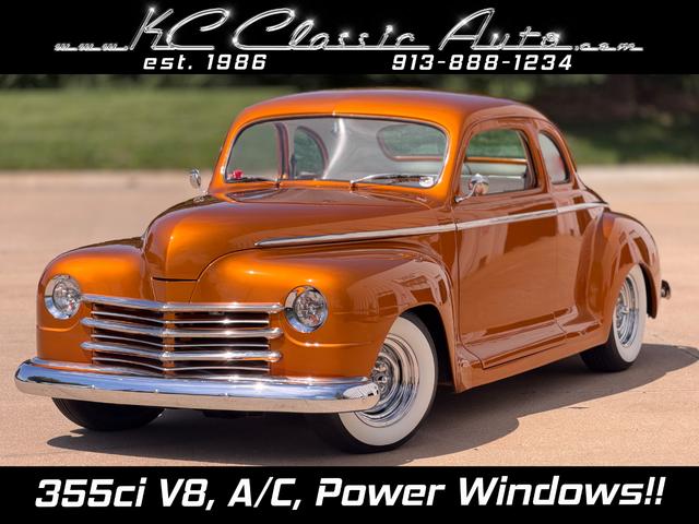 Orange 1947 Plymouth Deluxe Automatic