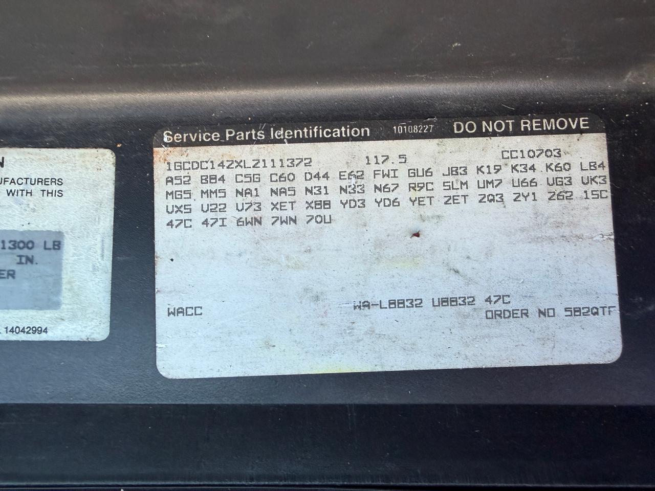 Chevrolet 1500  1990