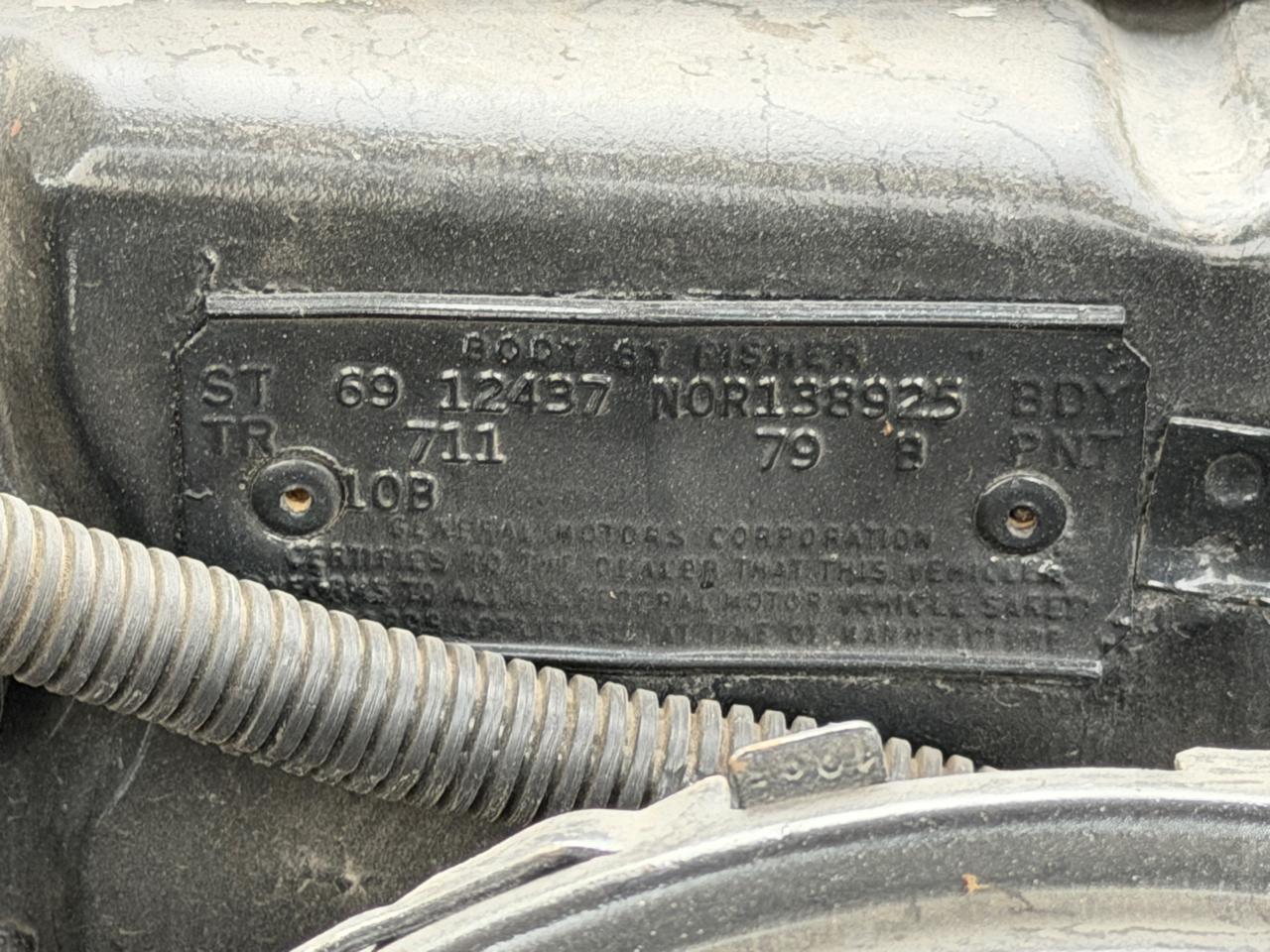 Chevrolet Camaro 2dr Cpe 1969