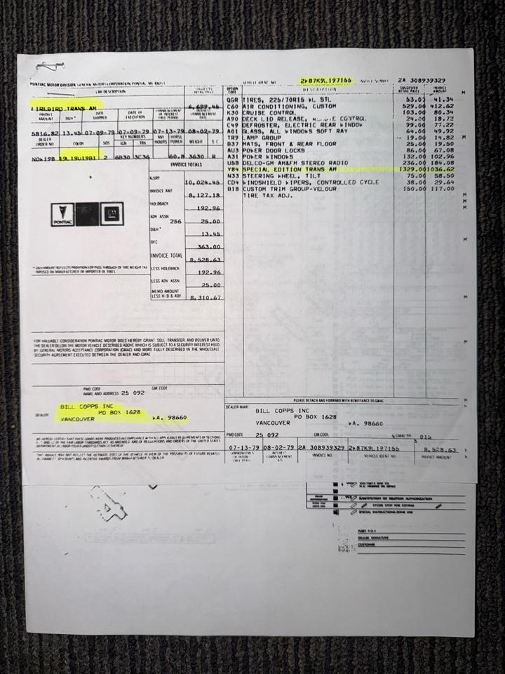 Pontiac Firebird Trans Am  1979