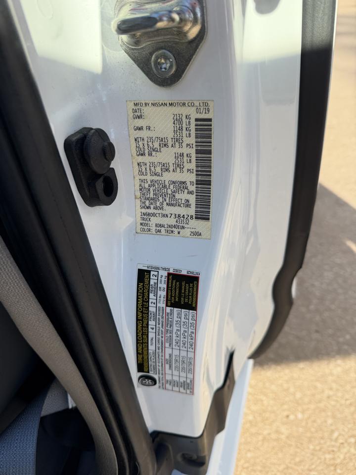 Nissan Frontier King Cab 4x2 S Auto 2019