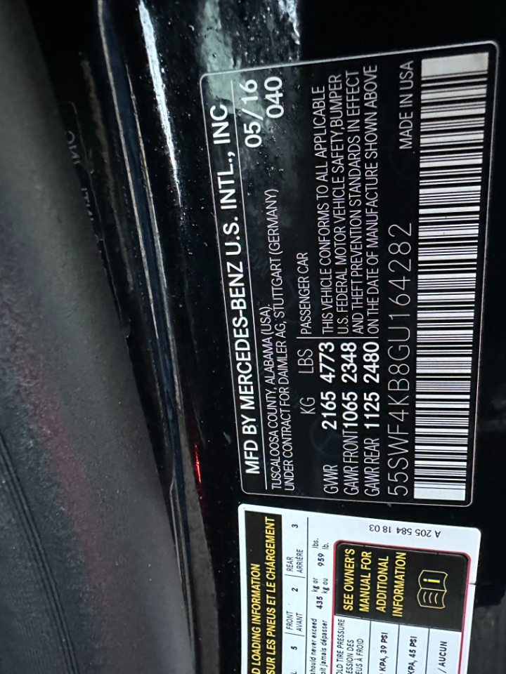 Mercedes-Benz C-Class C300 4MATIC Sedan 2016