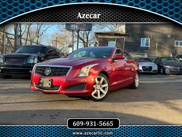 Red 2013 Cadillac ATS 2.5L RWD Sedan Rear-Wheel Drive Automatic