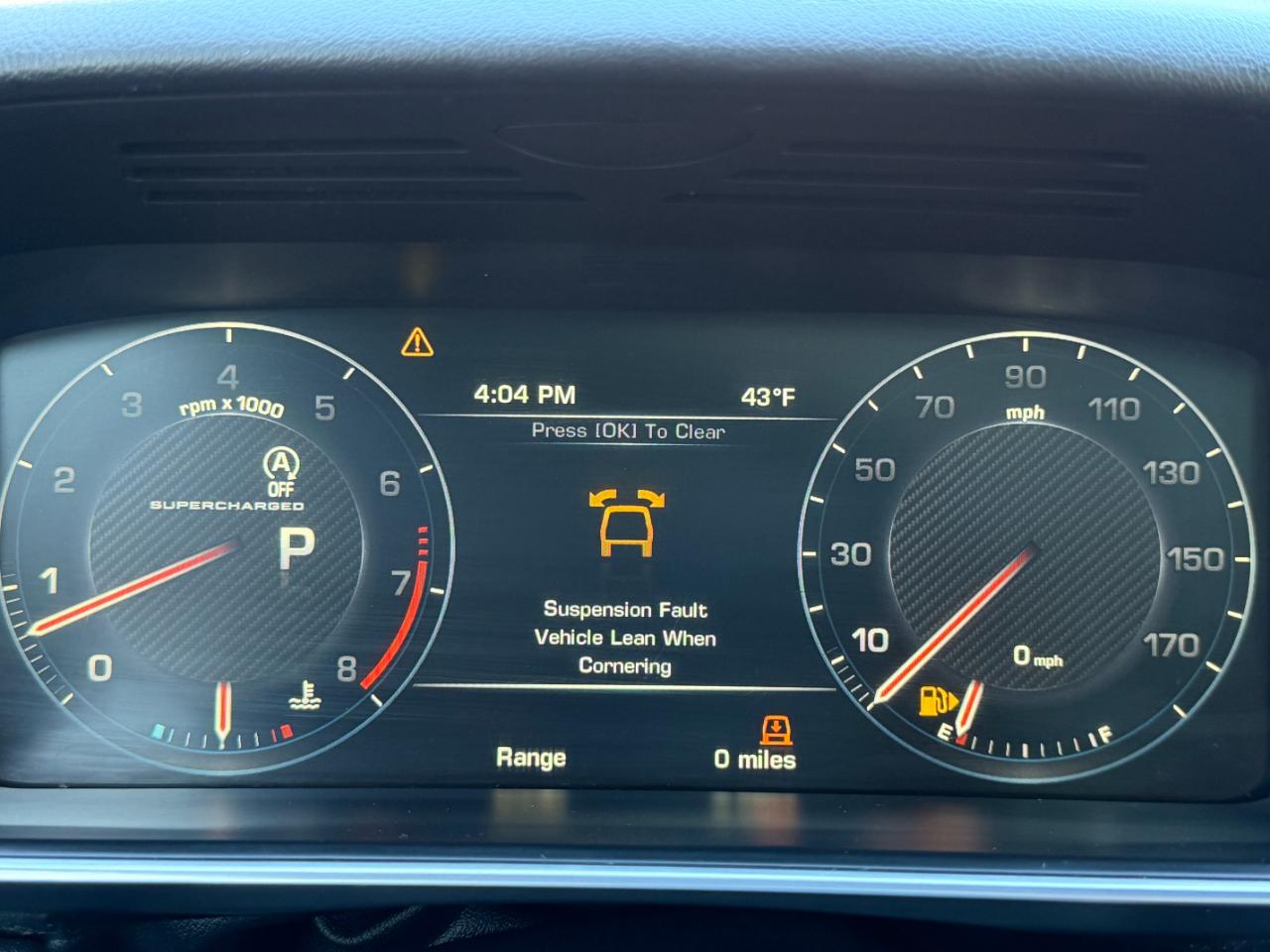 Land Rover Range Rover Sport 5.0L V8 Supercharged 2016