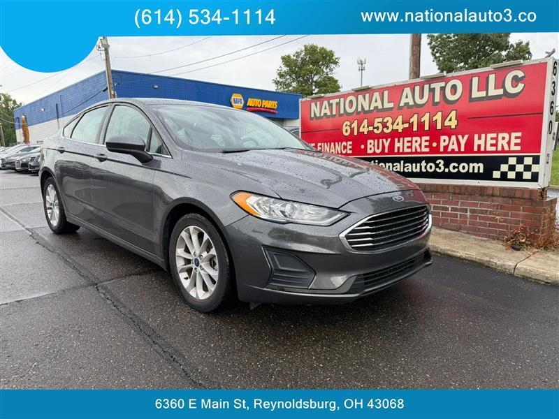 Gray 2020 Ford Fusion Sedan Front-Wheel Drive 6-Speed Automatic