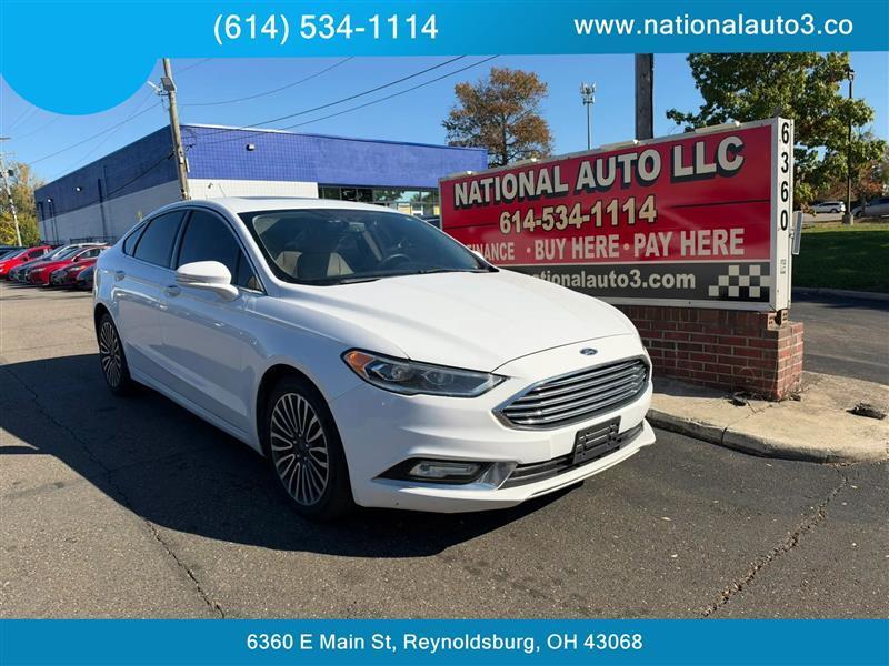 White 2018 Ford Fusion Sedan All-Wheel Drive 6-Speed Automatic