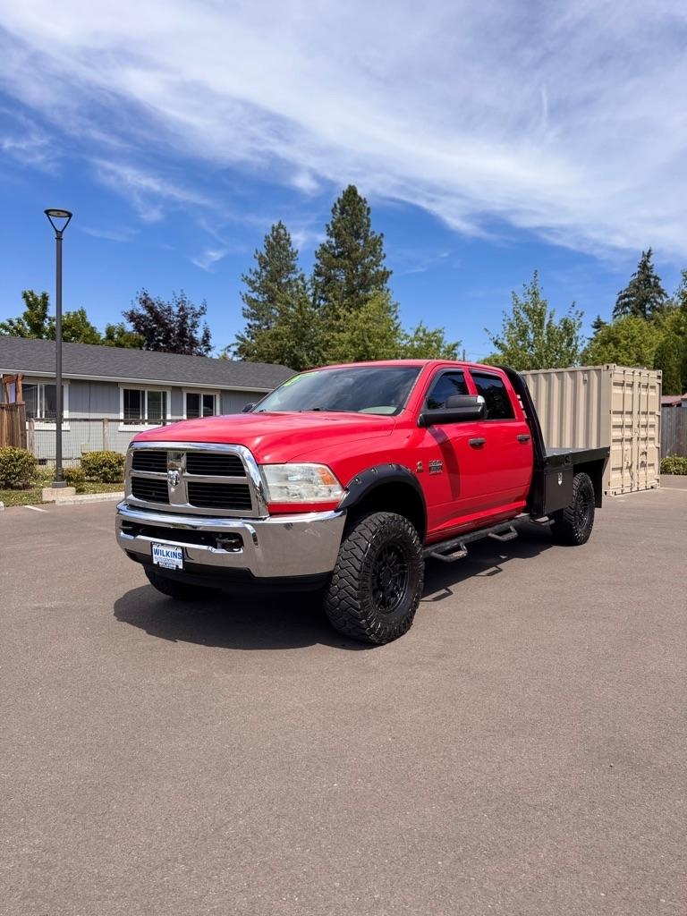 Red 2012 RAM 3500 Pickup Truck Four-Wheel Drive Automatic