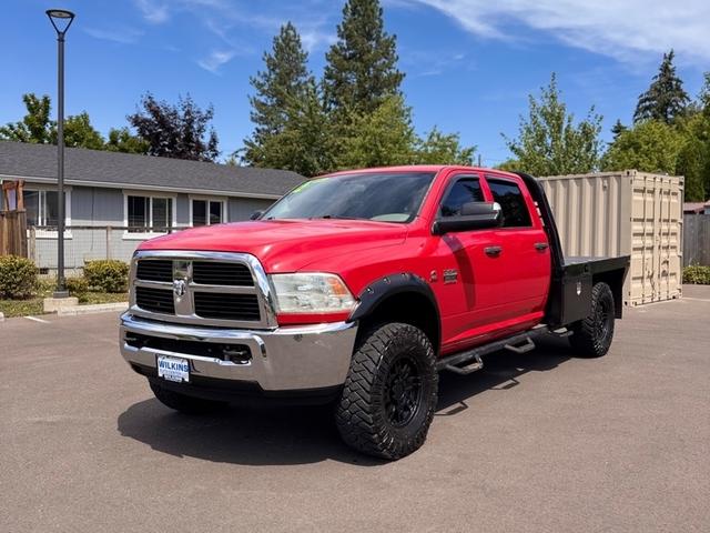 Red 2012 RAM 3500 Pickup Truck Four-Wheel Drive Automatic
