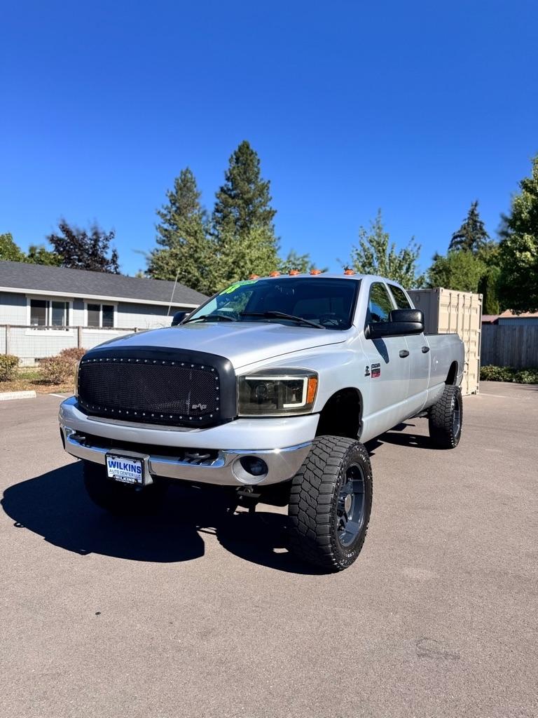 Silver 2008 Dodge RAM 3500 Pickup Truck Four-Wheel Drive Automatic