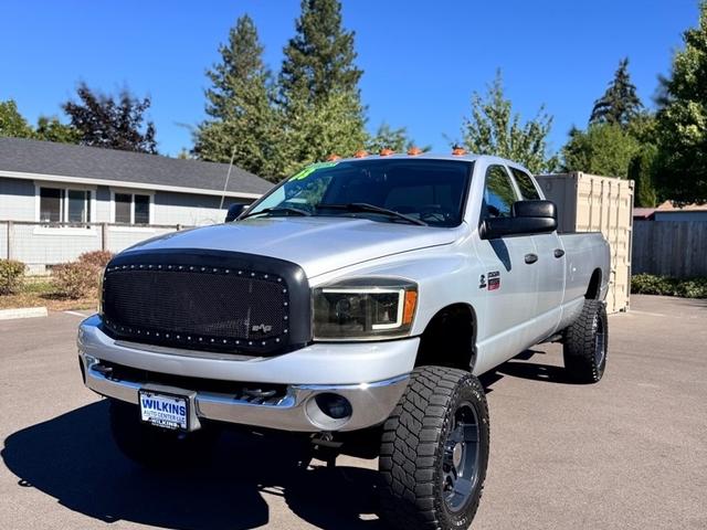 Silver 2008 Dodge RAM 3500 Pickup Truck Four-Wheel Drive Automatic