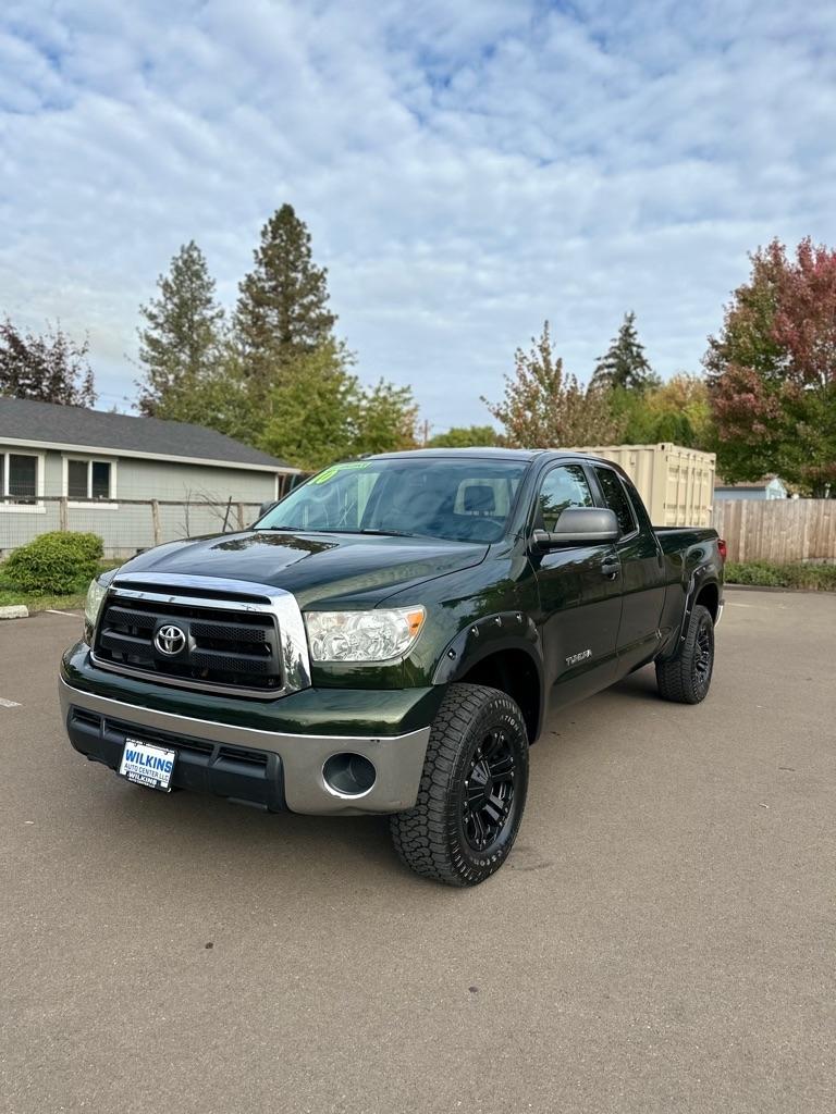 Green 2010 Toyota Tundra Pickup Truck Four-Wheel Drive Automatic