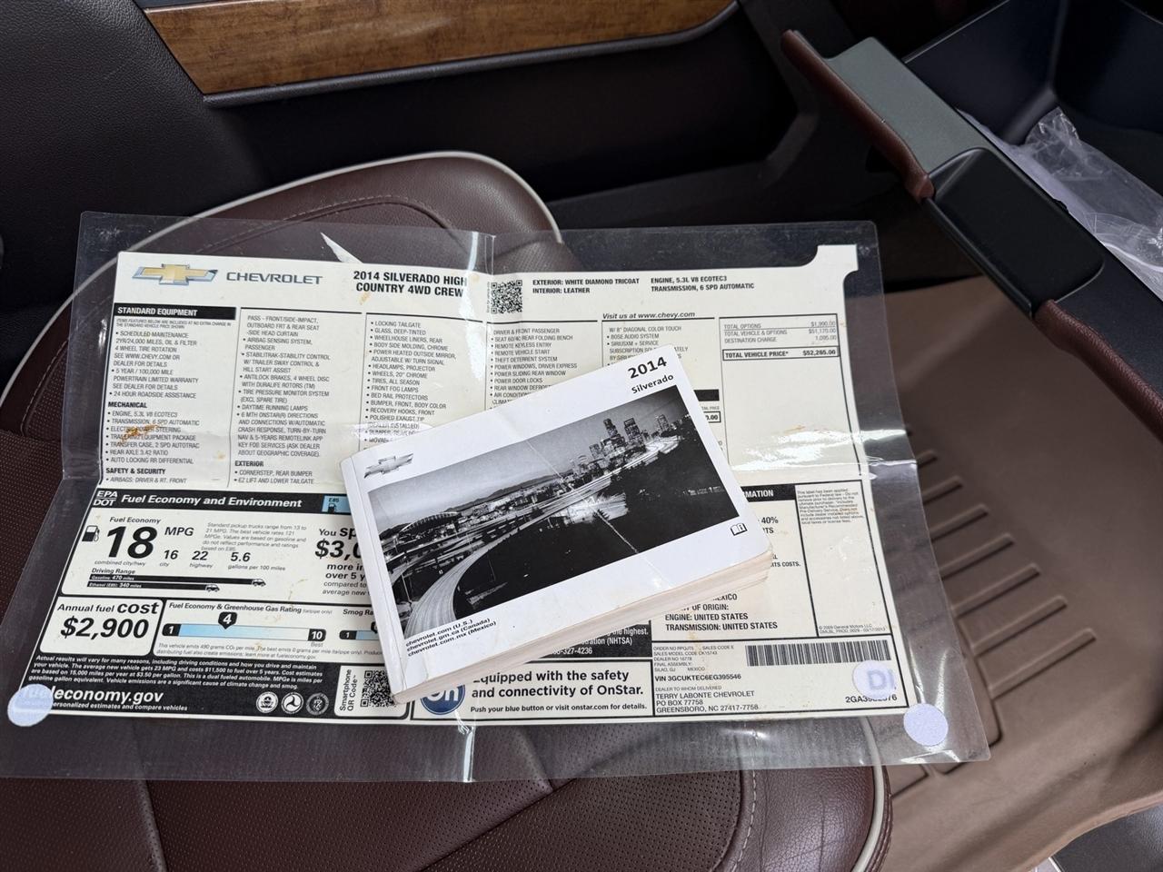 Chevrolet Silverado 1500 High Country Crew Cab 4WD 2014