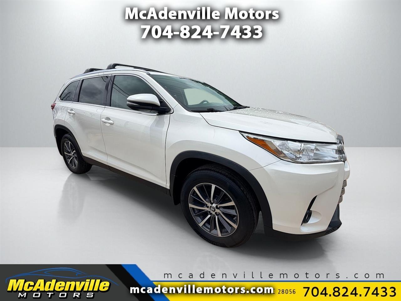 Toyota Highlander XLE AWD V6 2019