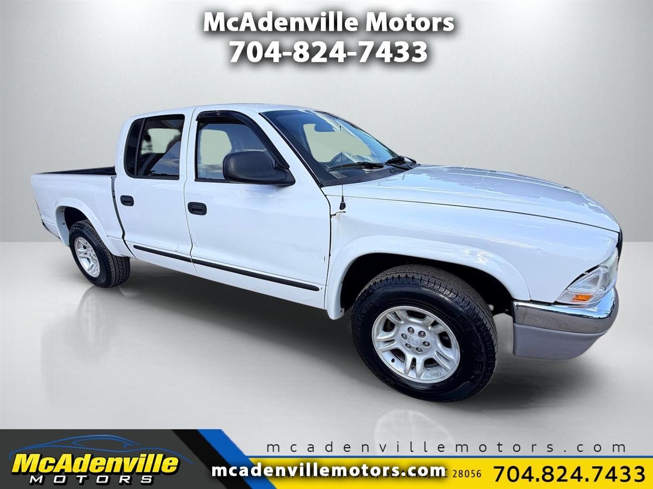 White 2004 Dodge Dakota Pickup Truck Rear-Wheel Drive Automatic
