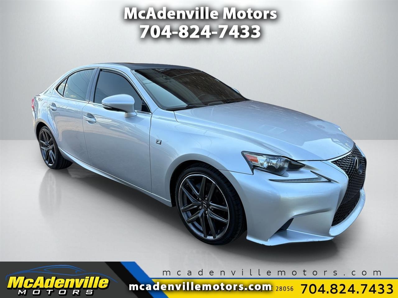 Silver 2015 Lexus IS Sedan Rear-Wheel Drive Automatic